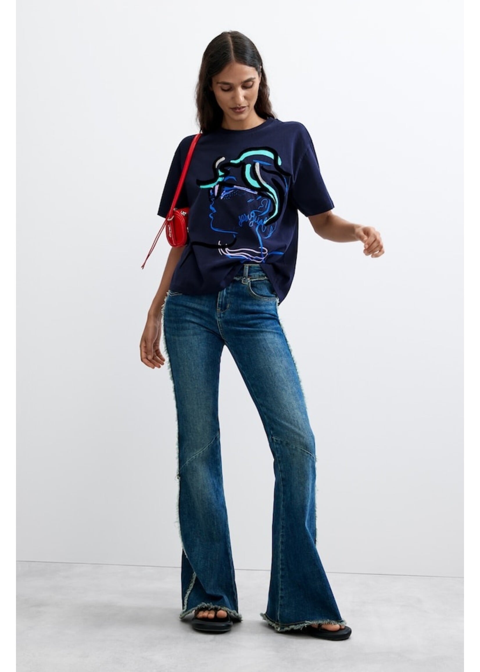 DESIGUAL T-shirt mc Desigual TS_FACE