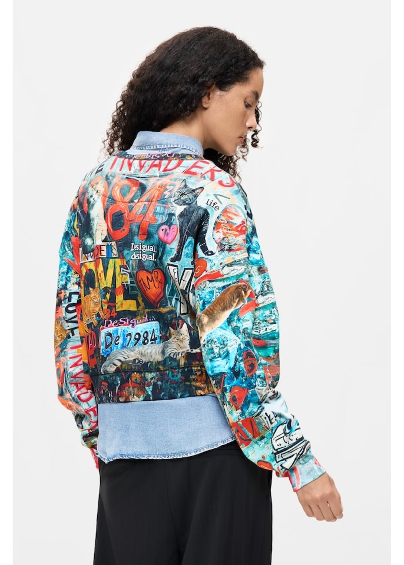 DESIGUAL Chandail thématique SWEAT_CAT DESIGUAL