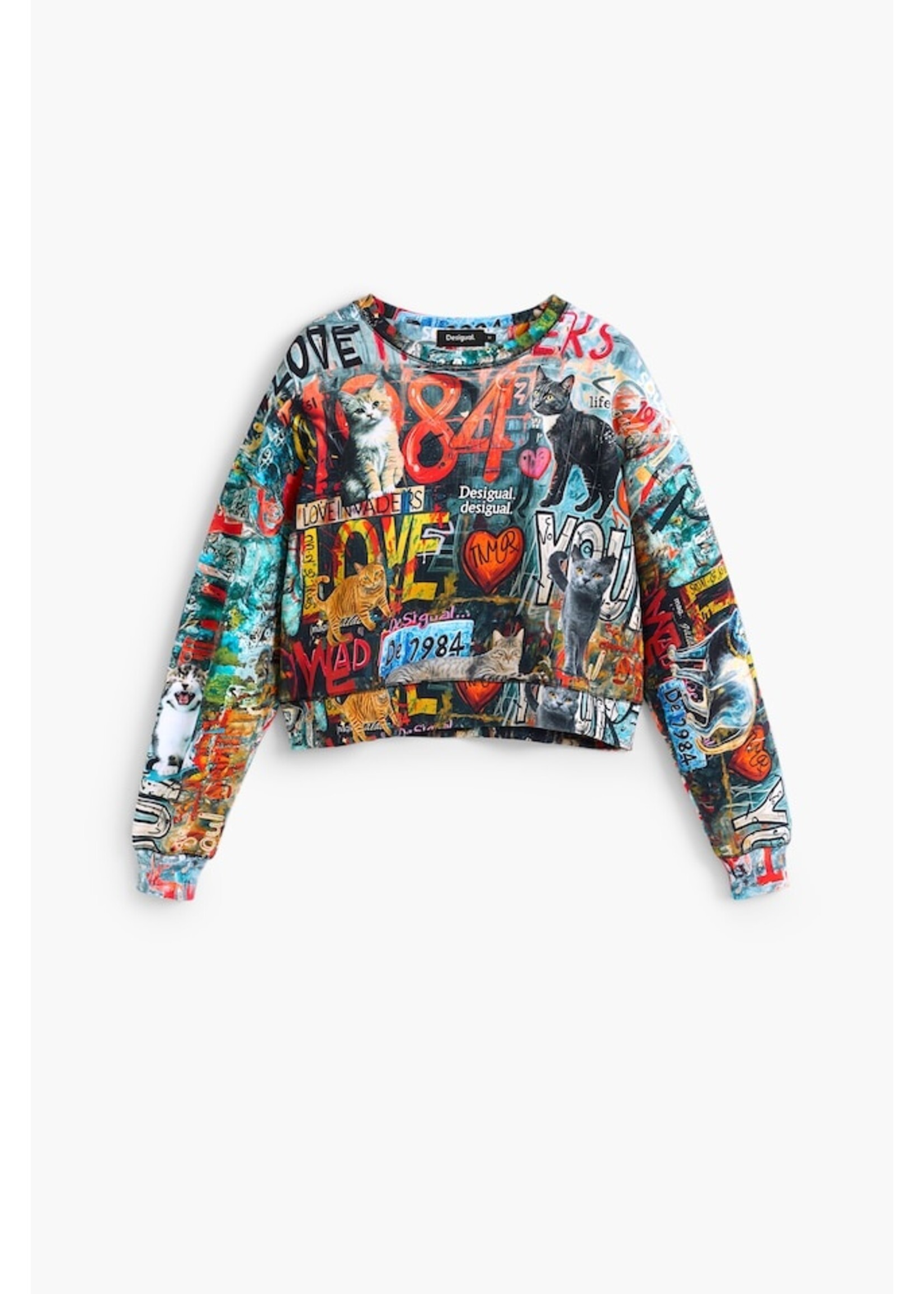 DESIGUAL Chandail thématique SWEAT_CAT DESIGUAL