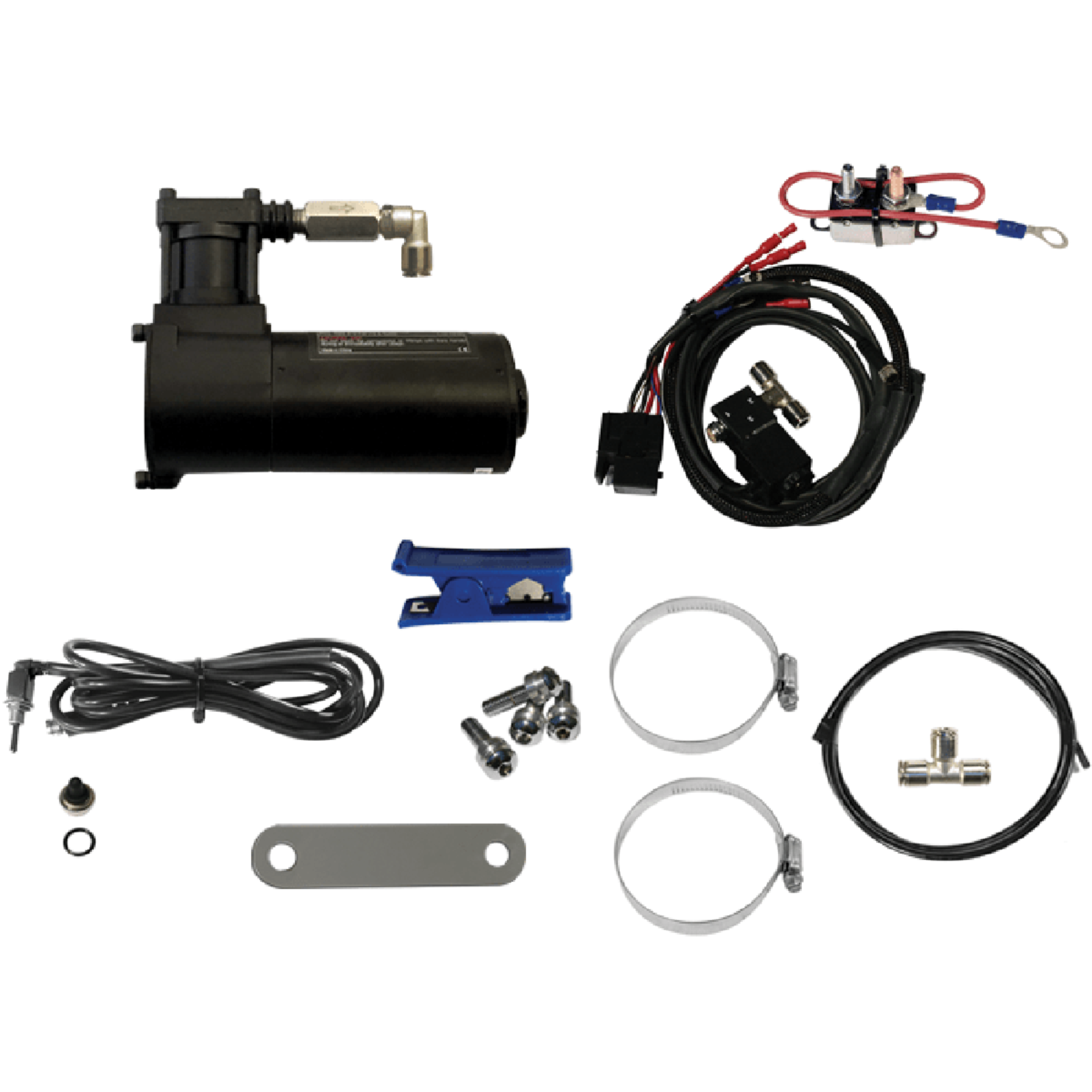 BLEED FEED TECHNOLOGY PLATINUM BLEED FEED SIMPLE AIR RIDE SYSTEM FOR Harley Davidson FLH, FLHT