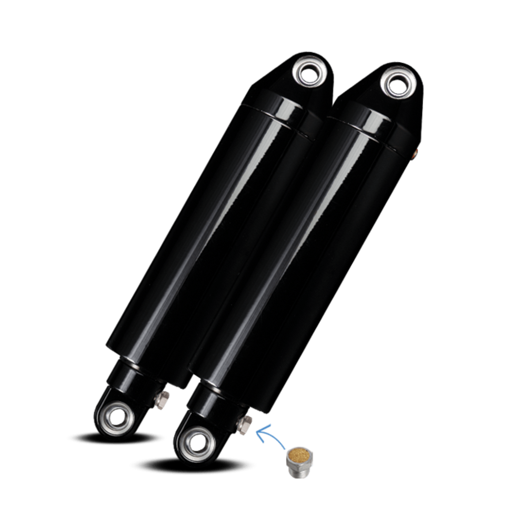 BLEED FEED SIMPLE AIR RIDE SUSPENSION KIT For Harley Sportster / DYNA