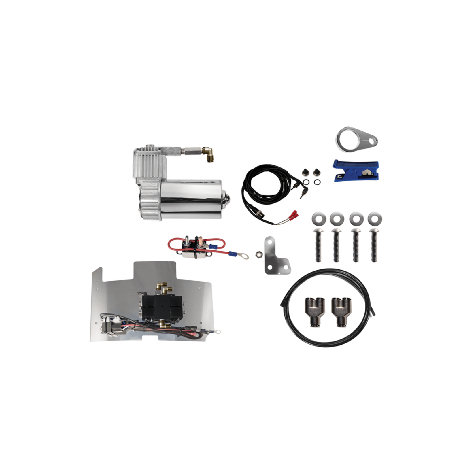BLEED FEED TECHNOLOGY PLATINUM BLEED FEED AIR RIDE KIT FOR Harley EVO/SOFTAIL