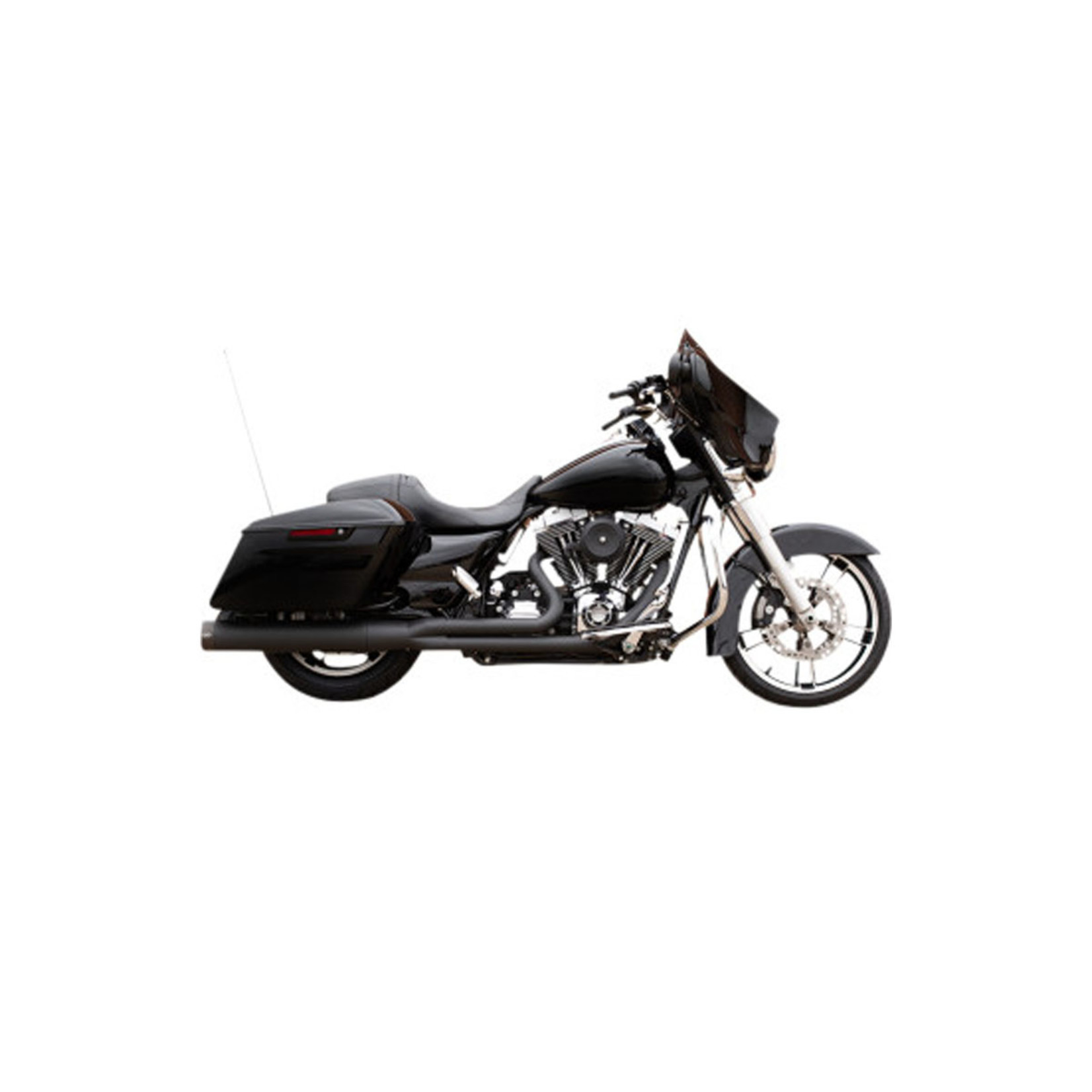 S&S CYCLE S&S CYCLE 50 STATE 2:1 SIDEWINDER® COMPLETE EXHAUST SYSTEM-BLACK