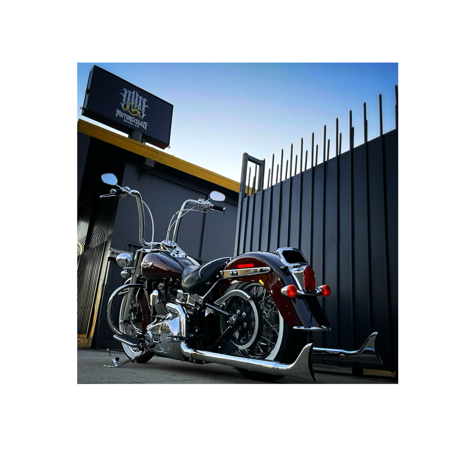 BASSANI XHAUST FISHTAIL TRUE DUAL EXHAUST SYSTEM — WITHOUT BAFFLES 36