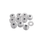 ALLOY ART ALLOY ART  PREMIUM FUEL TANK MOUNTING BUSHING AND INSERTS - POLY/ALUMINUM - 10 Pack