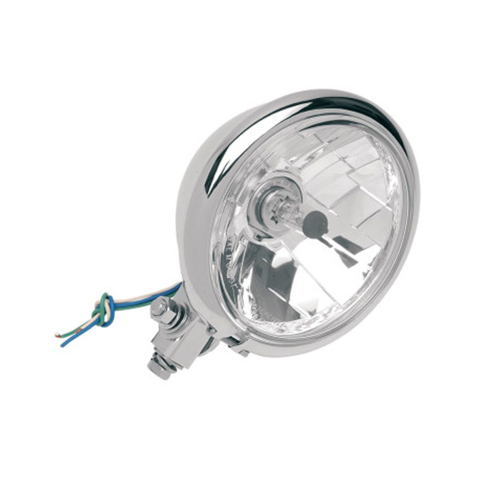 DRAG SPECIALITIES DRAG SPECIALTIES 5 3/4" DIAMOND-STYLE BOTTOME-MOUNT HEADLIGHT ASSEMBLIES FOR  SPRINGERt - CHROME