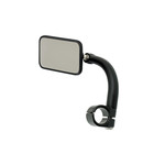 BILTWELL BILTWELL UTILITY MIRROR 1" RECTANGLE CLAMP ON - BLACK