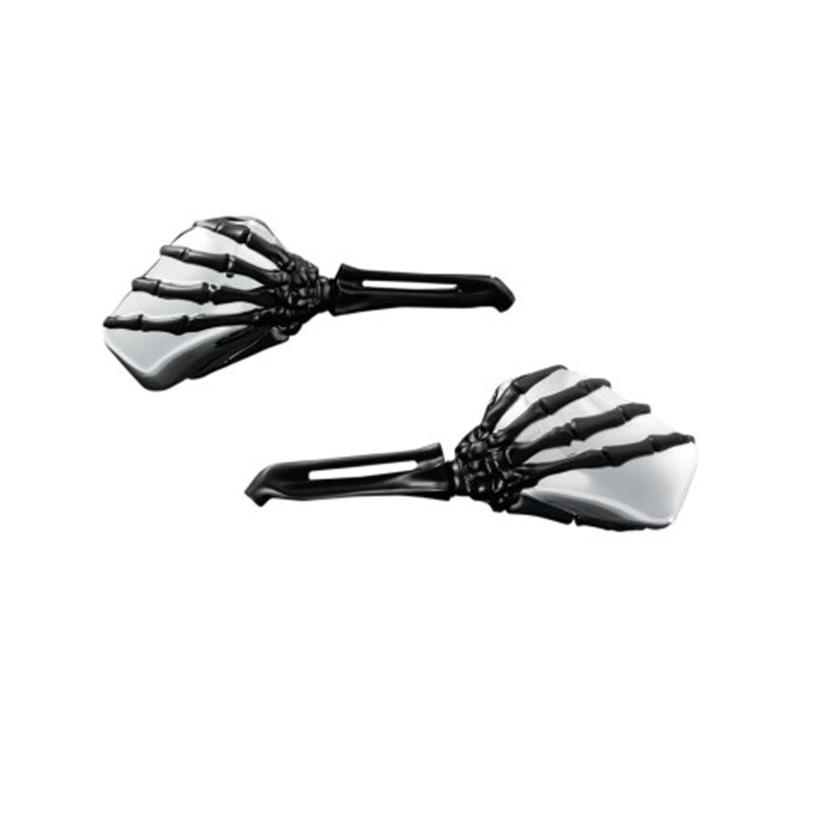 KURYAKYN KURYAKYN SKELETON HAND MIRRORS - BLACK/CHROME