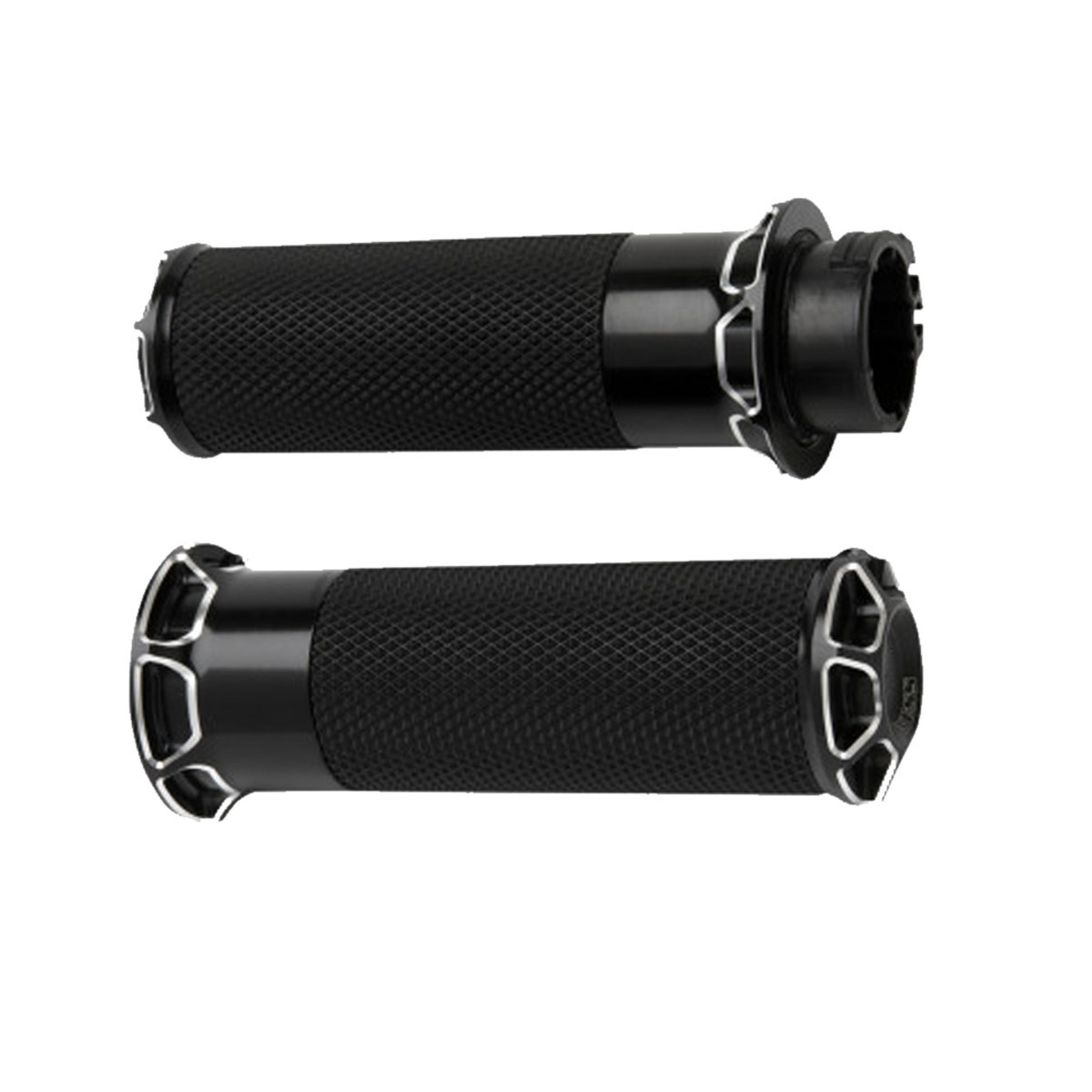 ARLEN NESS ARLEN NESS FUSION BEVELED GRIPS - CABLE - BLACK