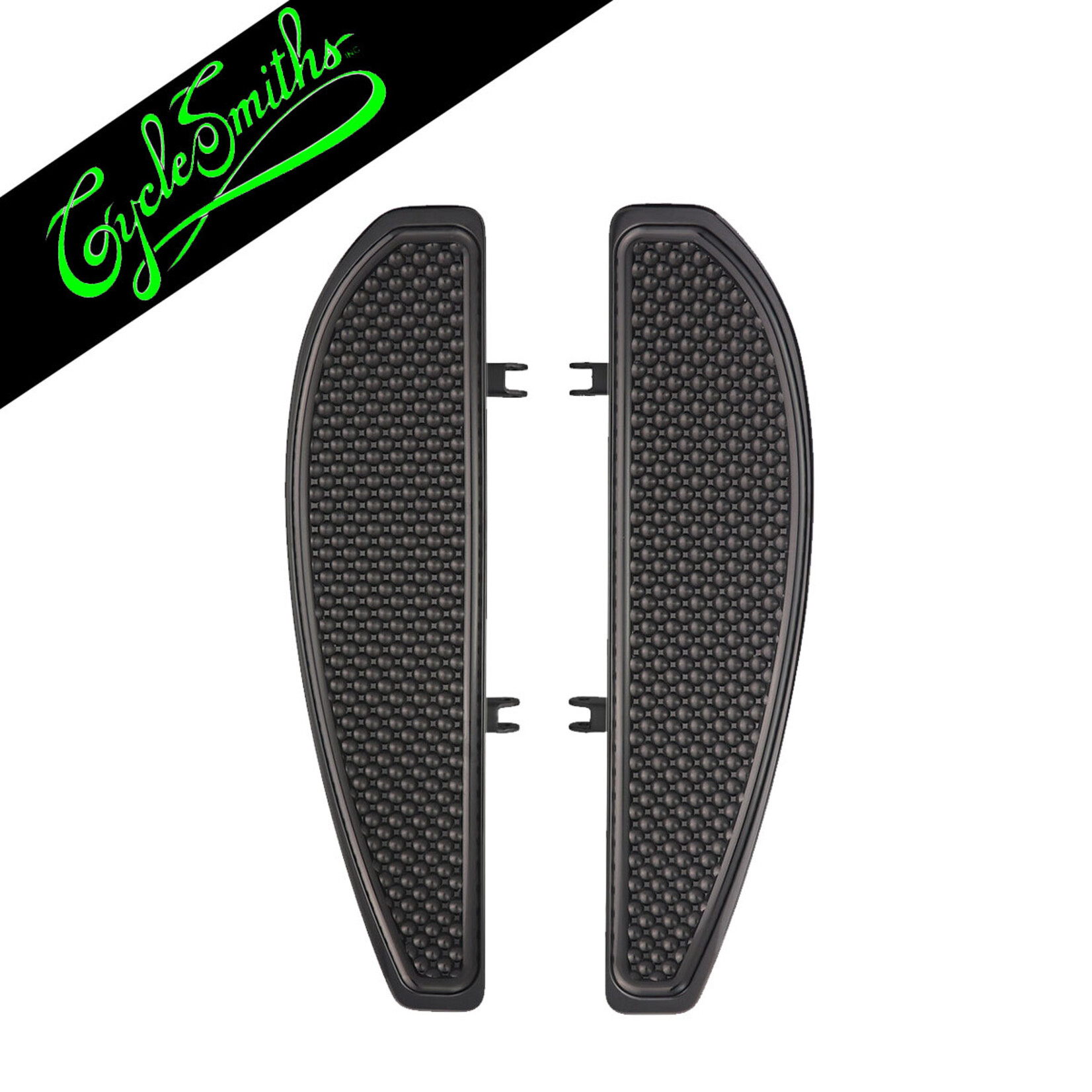 CYCLE SMITHS CYCLESMITHS 19" WAFFLE FLOORBOARDS - BLACK