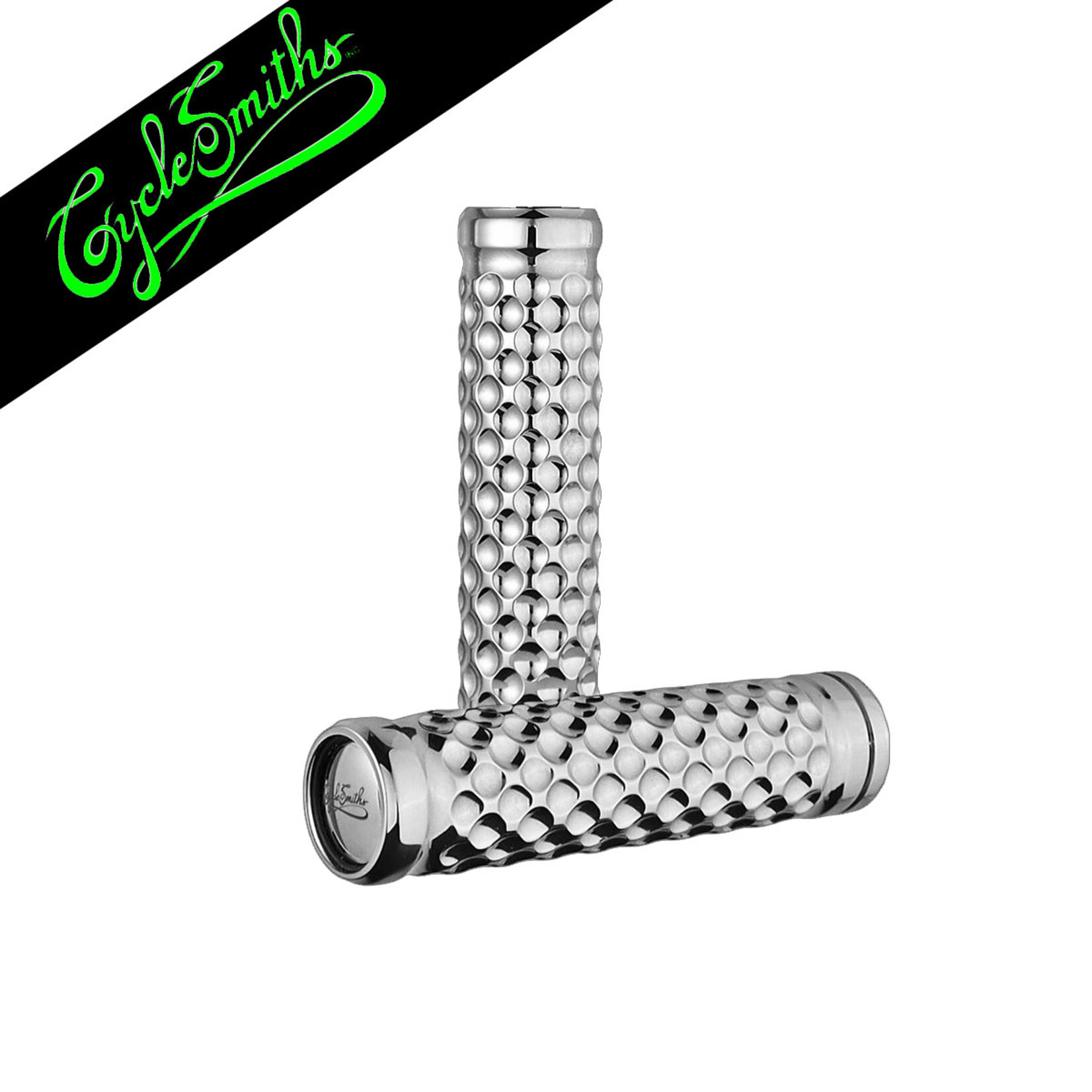 CYCLE SMITHS CYCLESMITHS SHREDDER GRIPS - CHROME