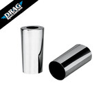 DRAG SPECIALTIES DRAG SPECIALTIES FORK SLIDER COVERS - CHROME - SMOOTHE - STOCK LENGTH - REPLACEMENT OEM # 45964-86