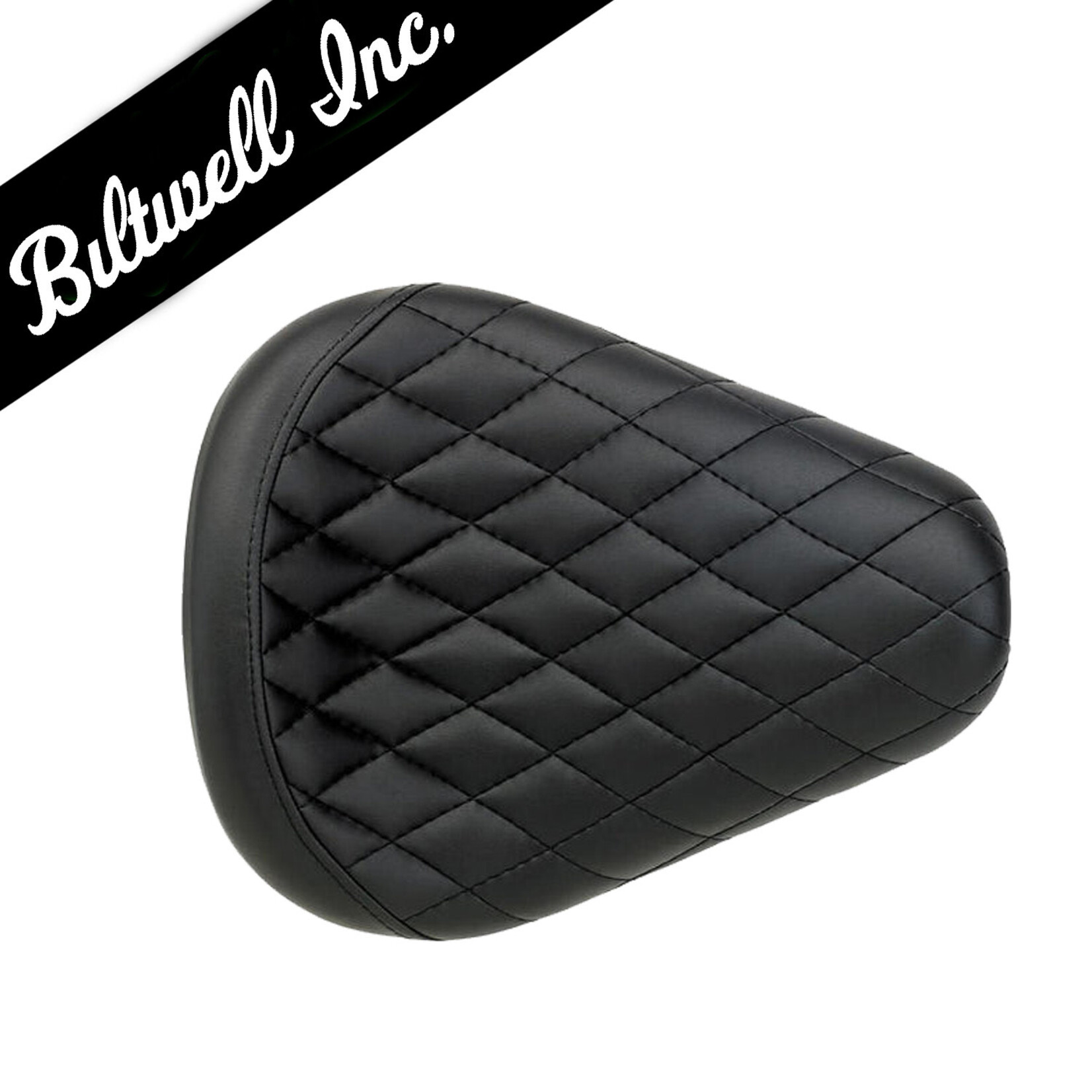 BILTWELL BILTWELL DIAMOND THINLINE SOLO SEAT-BLACK