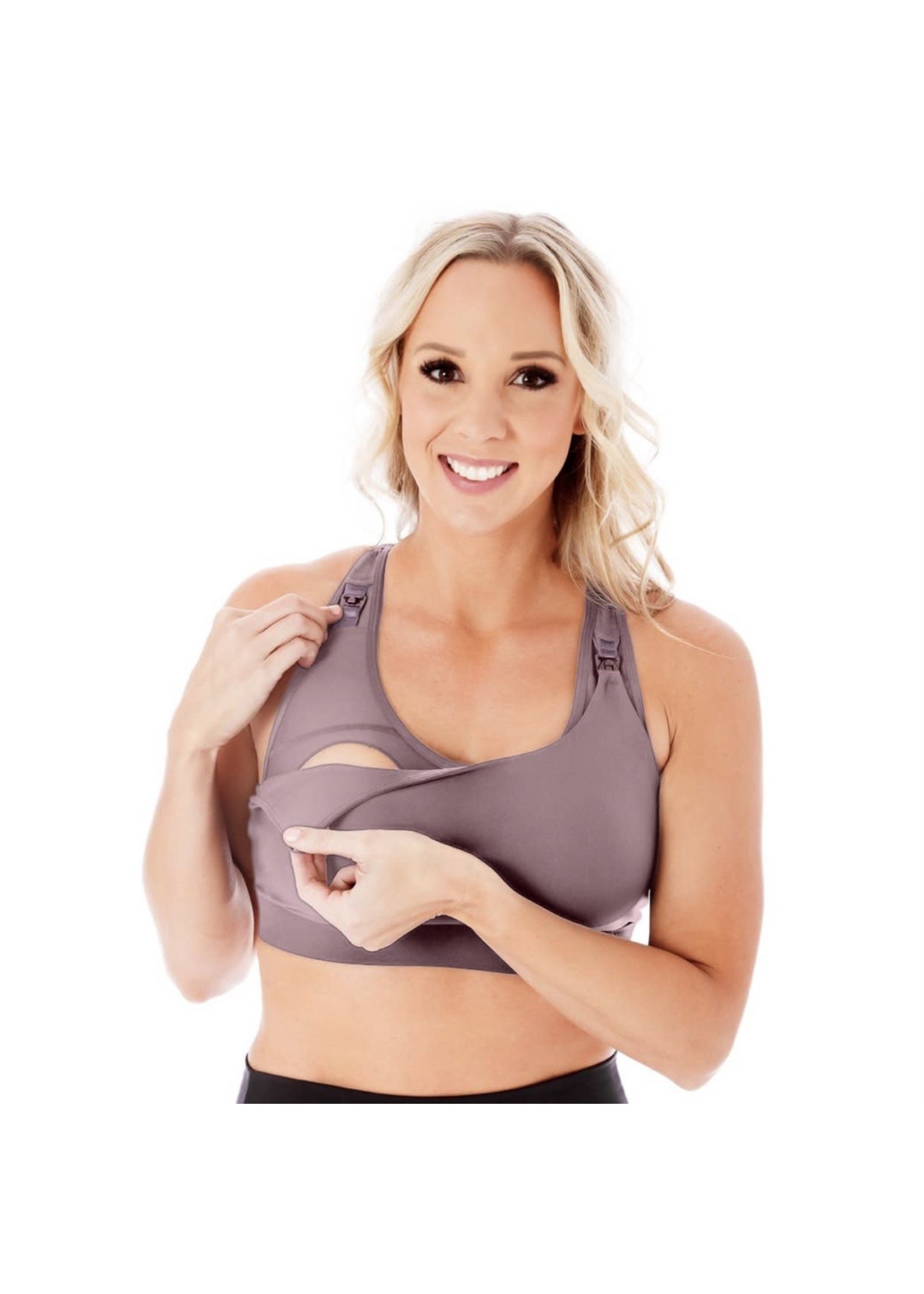 Athena 2.0 Dusty Lilac Nursing Bra - Mommas, Babies, and Blessings