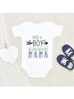 New Baby Wishes Just a Boy in Love with His Mama Onesie