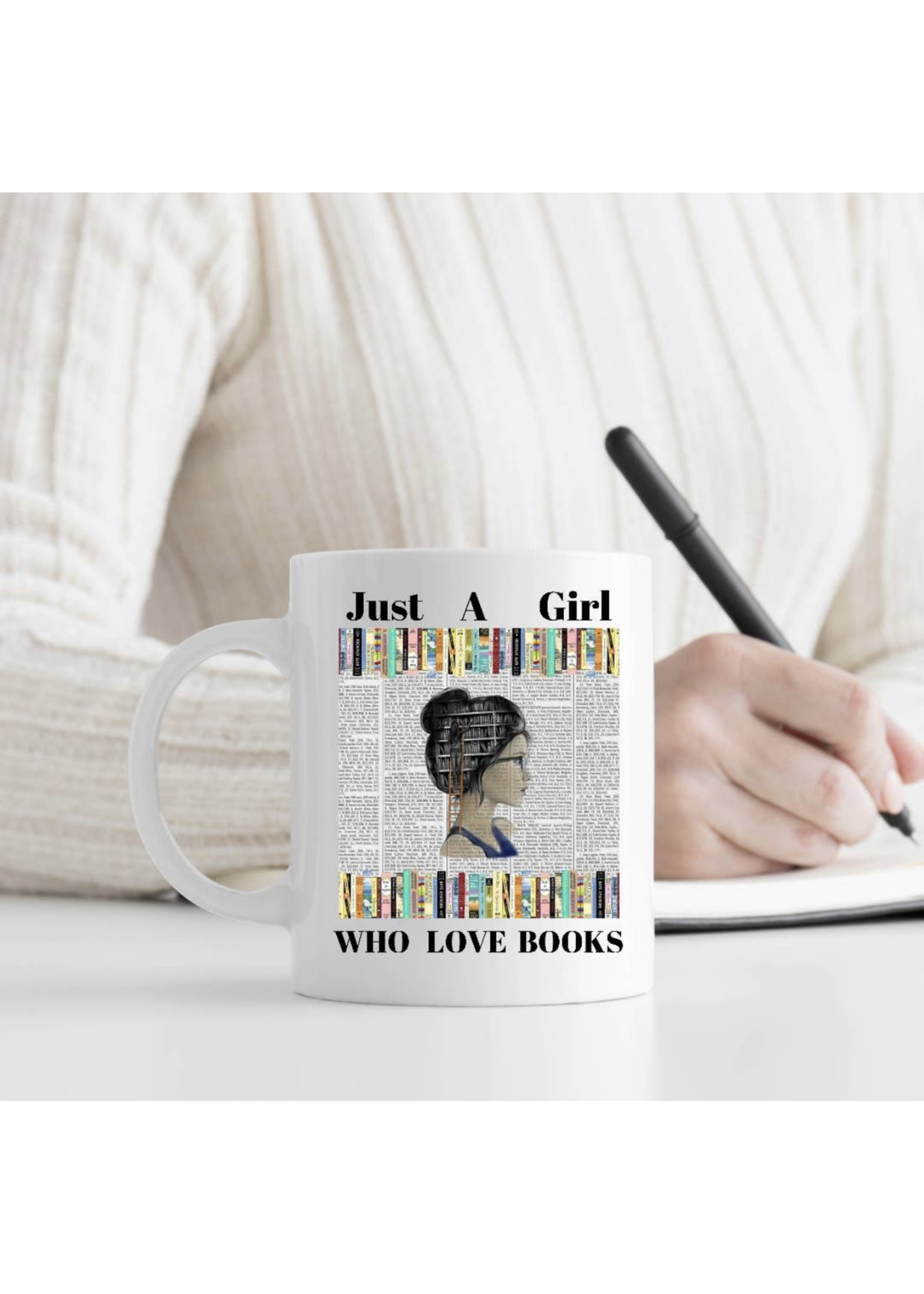 Dazzle Design Diva Book Lover Coffee Mug