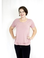 MamaWear Scoop Neck Nursing Tee