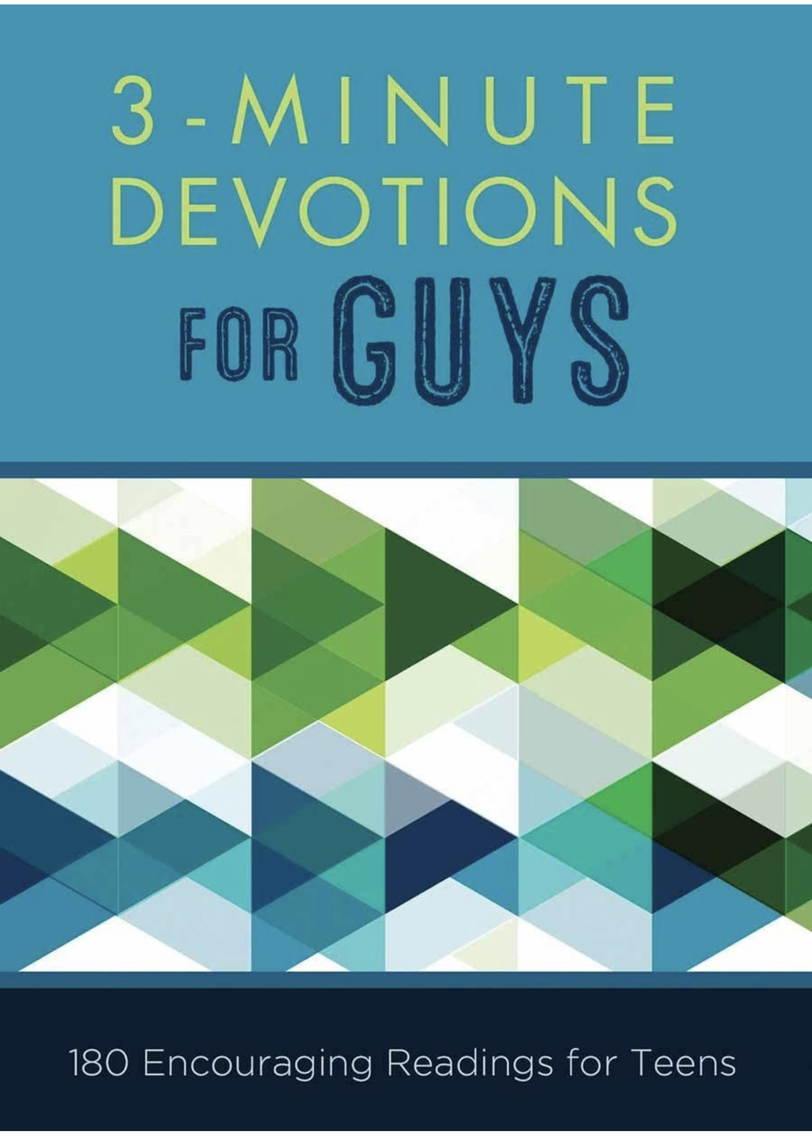 Barbour Publishing 3 Minute Devotions for Guys