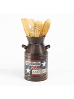 Divinity Boutique God Bless America Milk Can