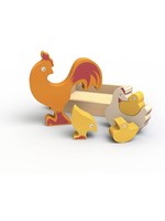 Begin Again Chicken Family Puzzle and Playset