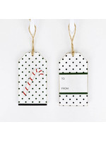 Adams & Co. Candy Cane Gift Tag Ornament