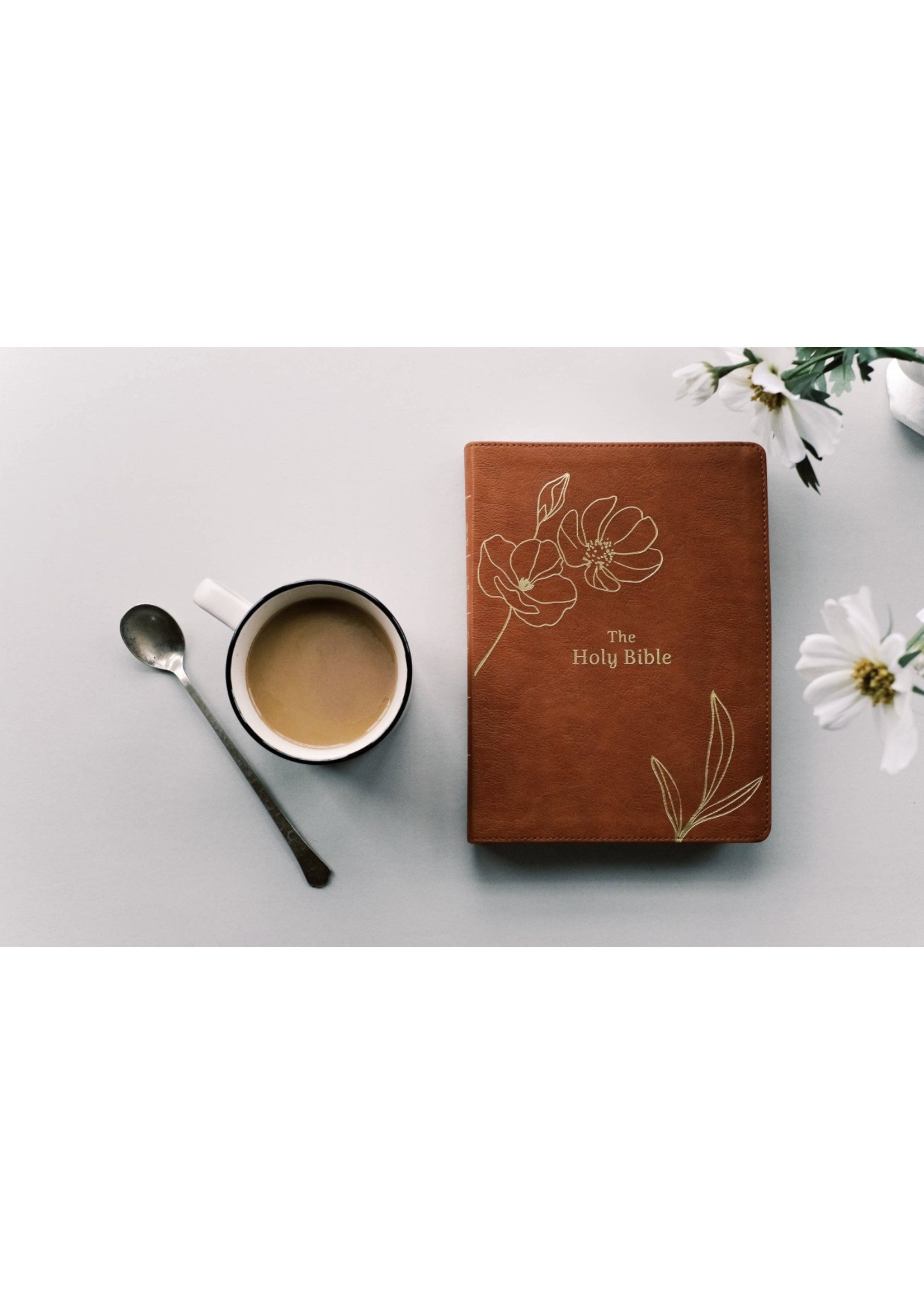 Barbour Publishing The Holy Bible: SKJV Chestnut Floral