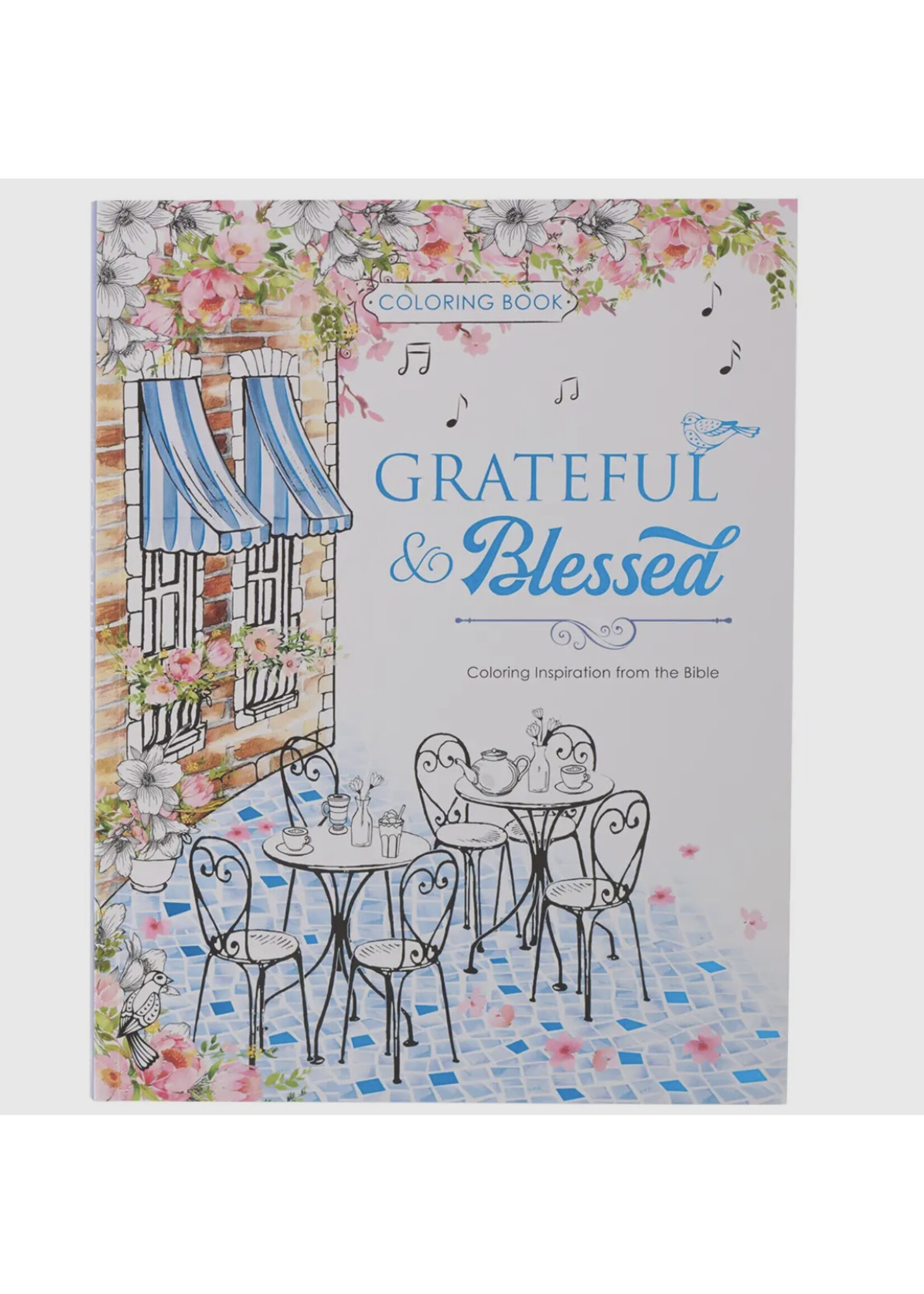Christian Art Gifts Coloring Book: Grateful & Blessed
