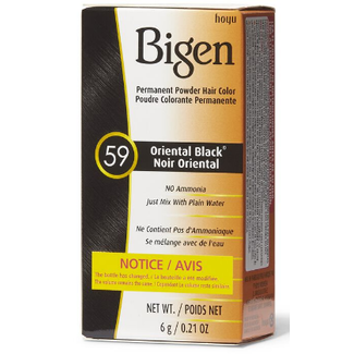 Bigen Bigen Permanent Powder Hair Color #59 Oriental Black