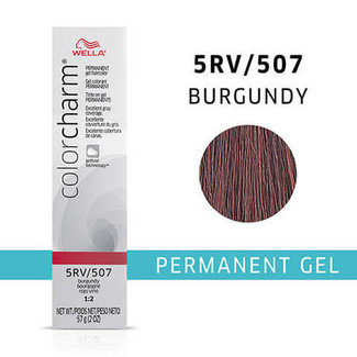 Wella Wella Color Charm Permanent Hair Color Gel Tube-5RV/507 Burgandy
