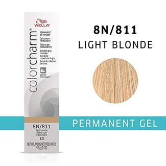 Wella Wella Color Charm Permanent Hair Color Gel Tube-8N/811 Light Blonde