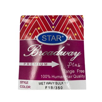 Star Broadway Star Broadway Wet & Wavy Bulk 18" #F1B/350