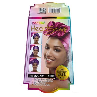 Touchdown Touch Down Self Styled Head Scarf (Black)