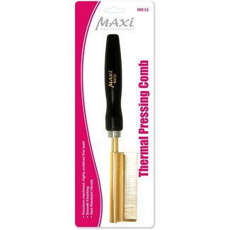 Maxi Maxi Ceramic Electric Pressing Comb (Medium) Double Teeth #MX33EC