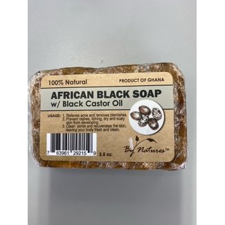 by natures african black soap with castor oil