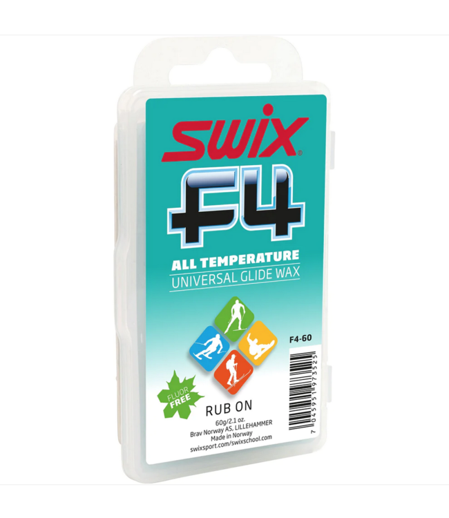 Swix Wax F4 Glide Wax 60g Universal