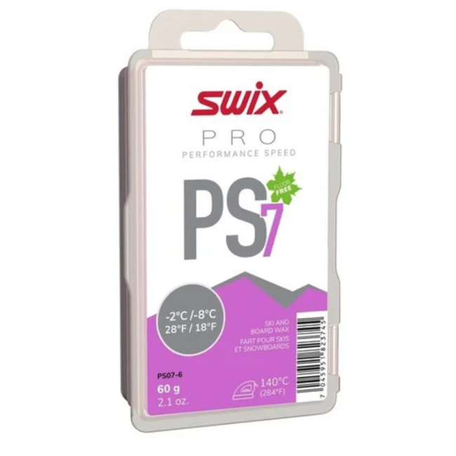Swix Wax PS7 Violet 60g -2C / -8C 60g