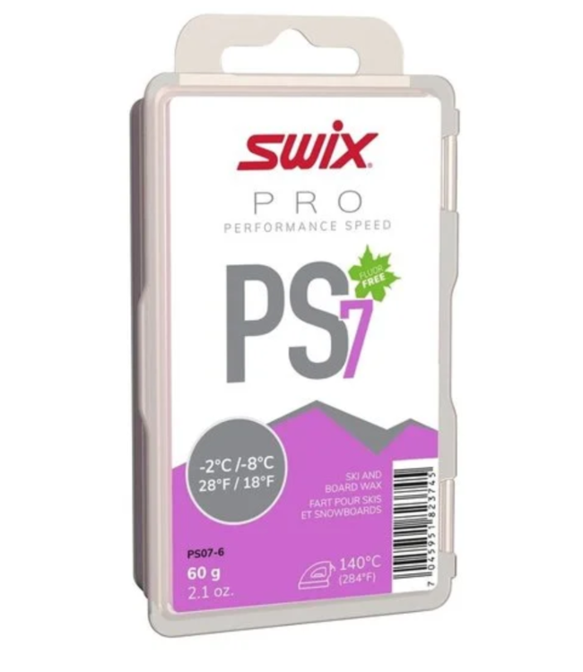 Swix Wax PS7 Violet 60g -2C / -8C 60g