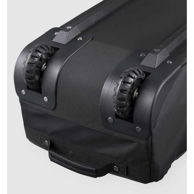 K&B Ski Bag Double Adjustable w/ Wheels Blk