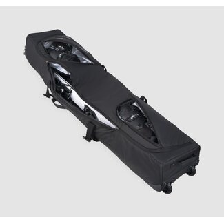 KGB Sport K&B Ski Bag Double Adjustable w/ Wheels Blk