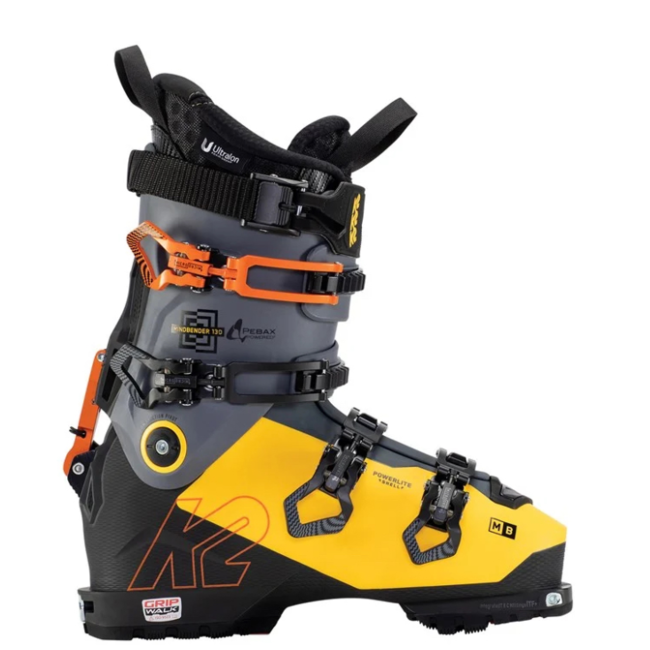 K2 Ski Boot Mindbender 130 GW Black & Yellow 2022