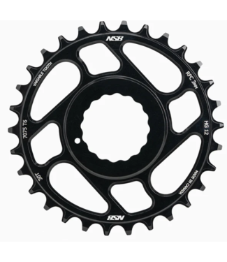 North Shore Billet NSB Chainring  Race Face Cinch Boost For Shimano 12 speed 30 Tooth Black