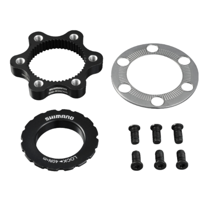 Shimano Rotor Adaptor - 6Bolt Rotor to centerlock Hub/Wheel