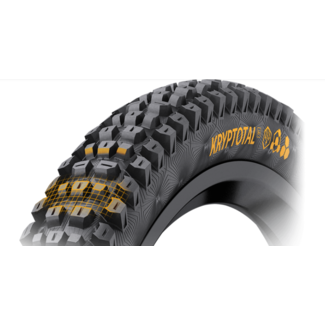 Continental Continental Tire Kryptotal Front 27.5x 2.4 DH Casing SuperSoft Folding