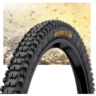 Continental Continental Tire Kryptotal Rear 27.5 x 2.4 DH Casing SuperSoft Folding