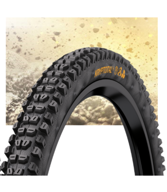 Continental Continental Tire Kryptotal Rear 27.5 x 2.4 DH Casing SuperSoft Folding