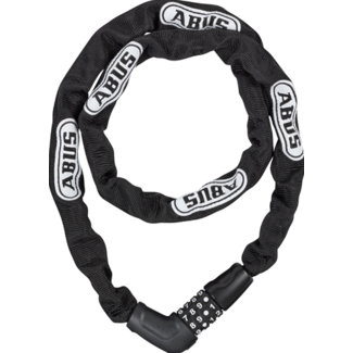 Abus Abus, Steel-O-Chain 5805C Chain with combination lock, 5mm x 75cm (5mm x 2.5'), Black