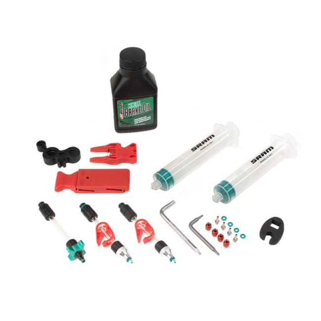Sram Bleed Kit Mineral oil Kit V2, Oil Included