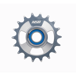 North Shore Billet NSB High Pivot Idler Pulley Kit, Norco Range (21 - 23), Aluminum, 18T, Pewter