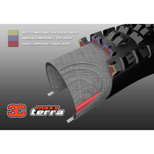 Maxxis Tire Minion DHR2  27.5"x2.50 Folding TR 3C Maxx Terra EXO+