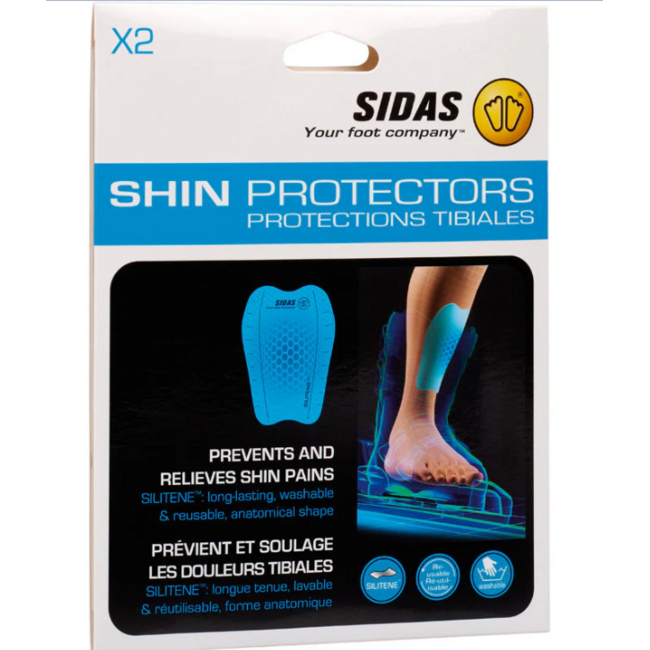 Sidas On Skin Gel Shin Pad Shaped Pair